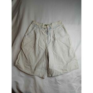 Vintage Outback Red High Waist Pleated Denim Shorts Light Wash 26 Waist 80s 90s